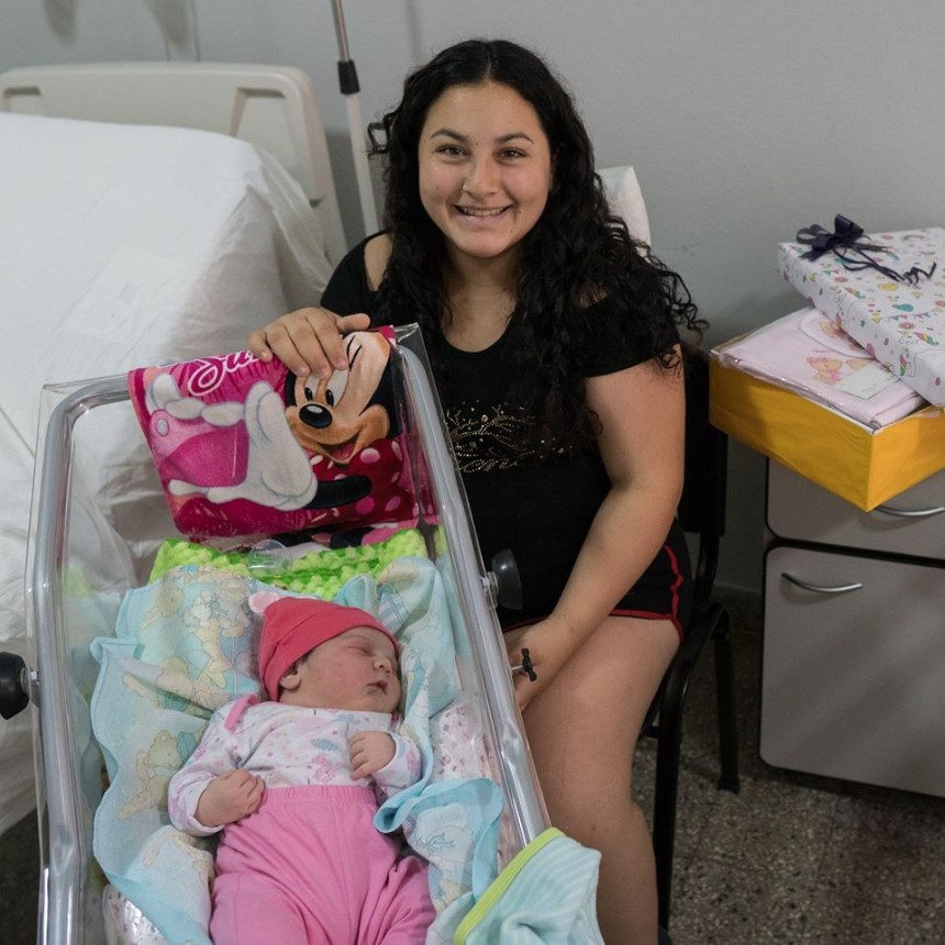 Ya nació el primer bebé del año en el hospital local
