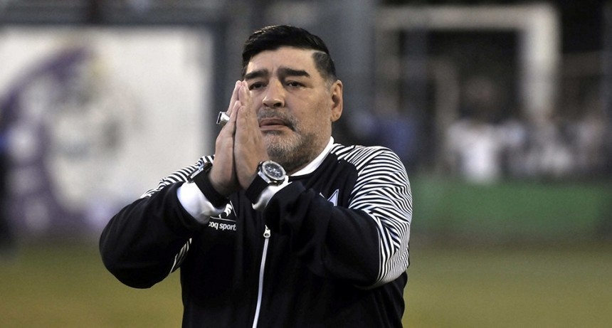 Maradona lamentó la muerte de Braian Toledo