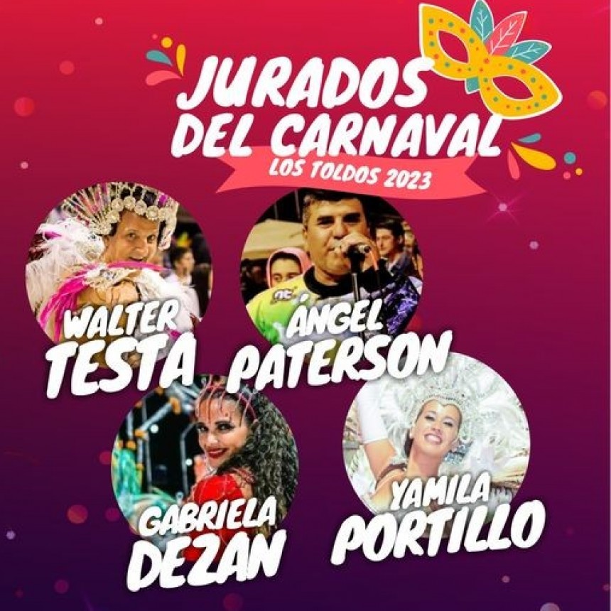 Jurado del Carnaval de Los Toldos 2023