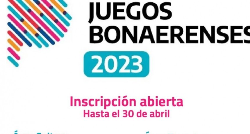 Juegos Bonaerenses 2023: inscripción abierta hasta el día 30