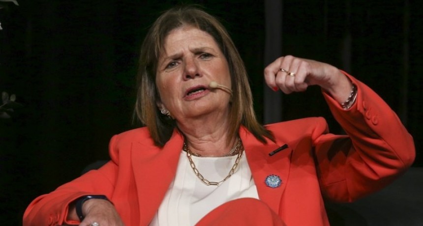 Patricia Bullrich insiste en que si es Presidenta irá hacia un 