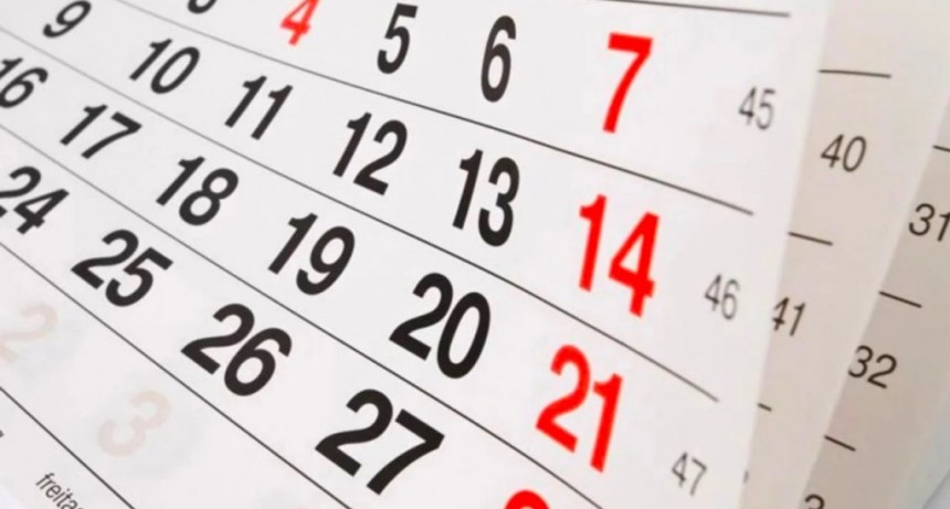 Calendario de feriados en abril 2024