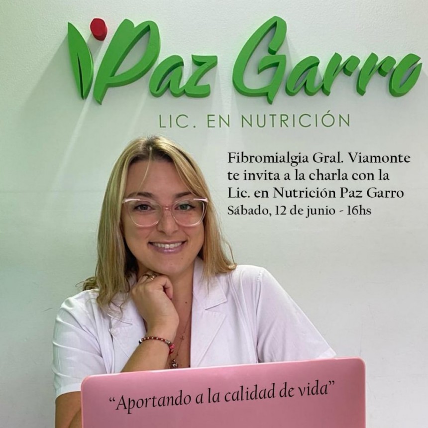 LOS TOLDOS| Charla con la Lic en nutrición Paz Garro: 