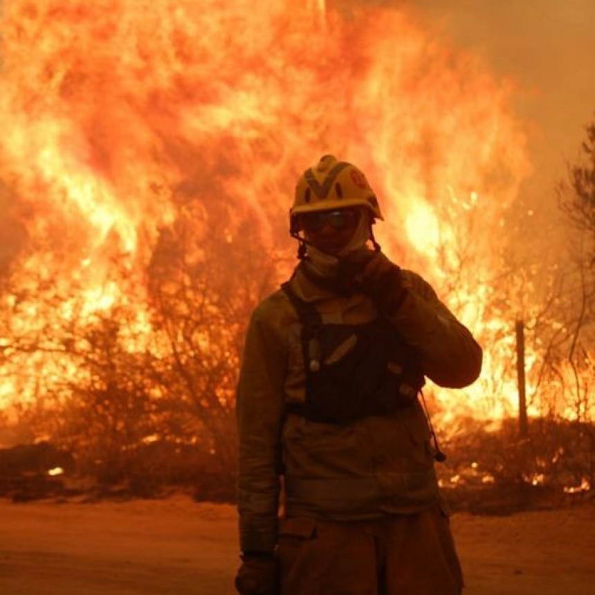 El incendio en sierras de Córdoba, el más grande en 12 años