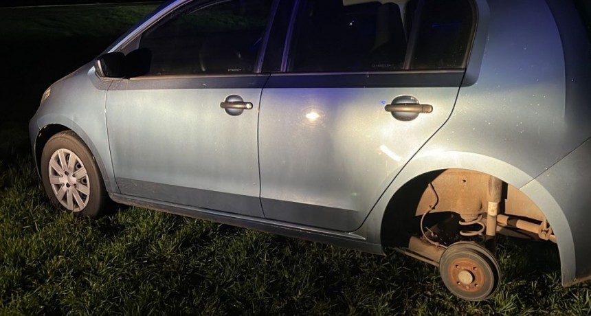 Nueve de Julio: Denuncian robo de ruedas en el estacionamiento de un bailable de Ruta 65