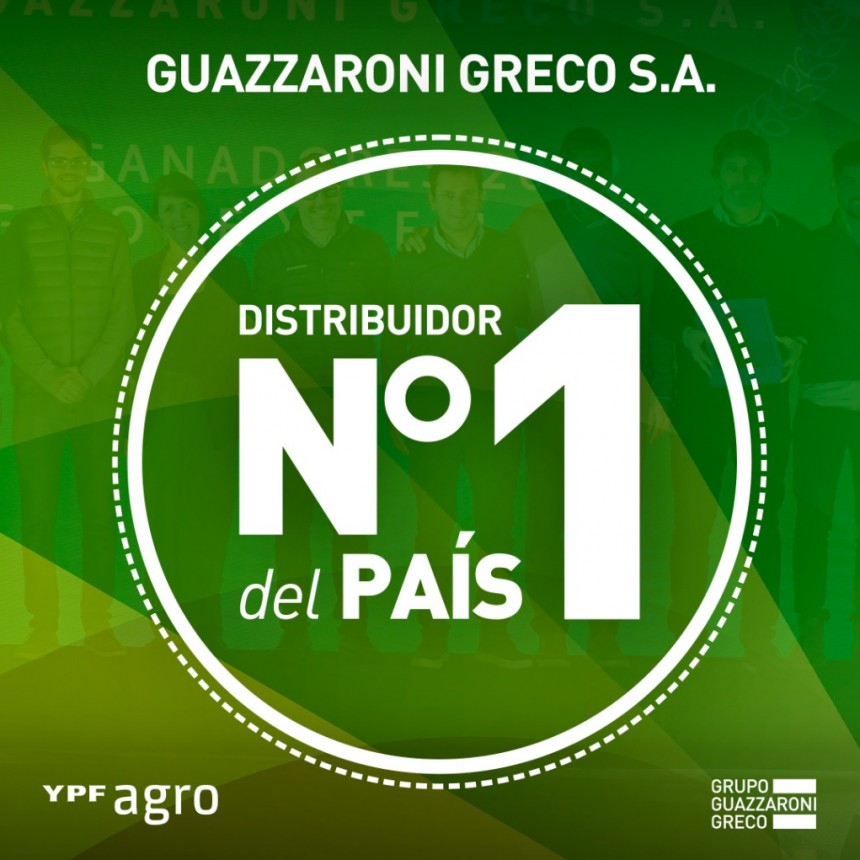 Guazzaroni Greco S.A. es el Distribuidor YPF Agro más importante del país. 