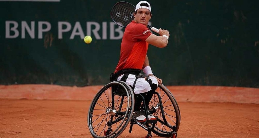 Gustavo Fernández pasó a semifinales en tenis sobre silla de ruedas