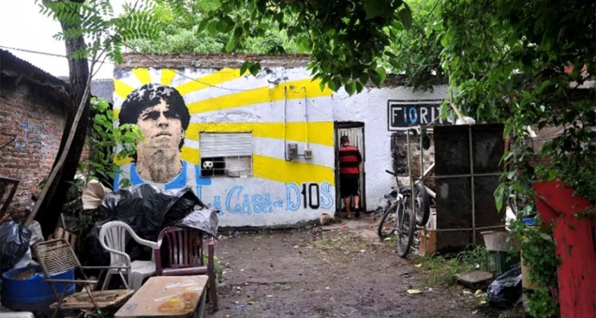 La casa natal de Maradona, en Villa Fiorito, fue declarada 