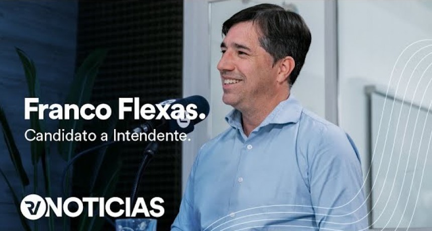 Franco Flexas. Candidato a intendente por Juntos por el Cambio
