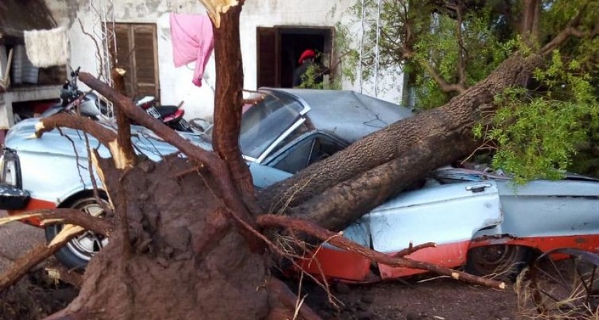 Dramáticas imágenes: un tornado azotó el norte de Córdoba