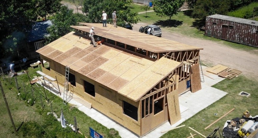 En Baradero, el INTA tendrá la primera oficina autoconstruida en madera