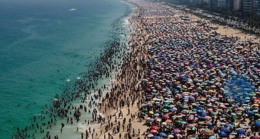 El calor extremo impacta a Río de Janeiro: la sensación térmica superó los 58°C