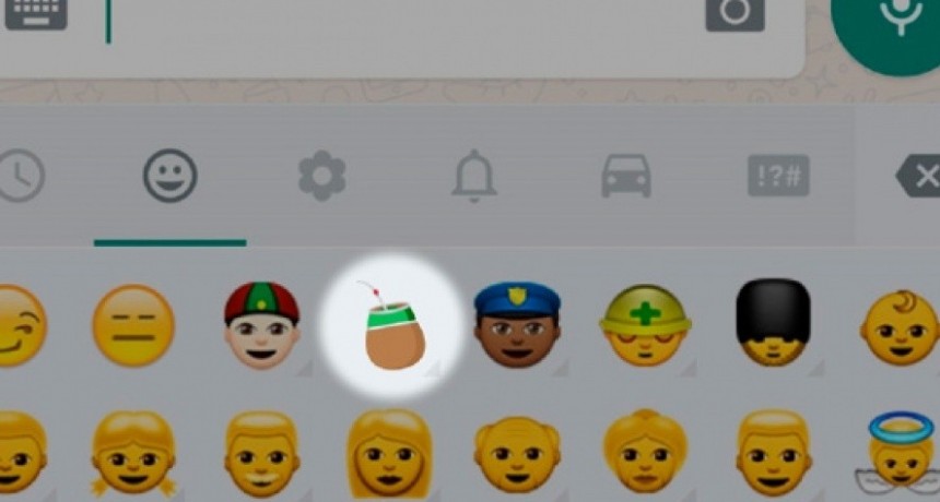 Android está de estreno: el emoji del mate ya está en Whatsapp y explotaron las redes sociales