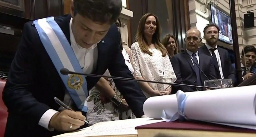 Axel Kicillof asumió como gobernador de la provincia de Buenos Aires