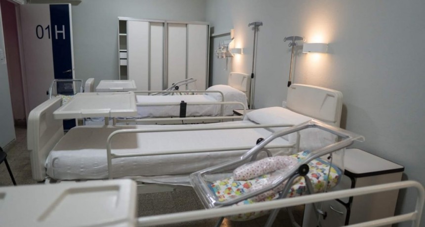 Así quedó la primera habitación de la sala de maternidad en el Hospital local