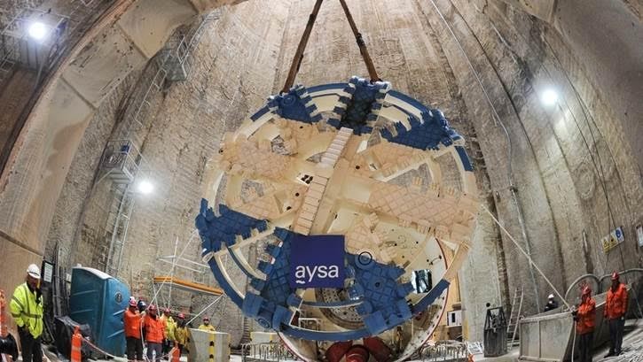 La enorme tunelera que excavará 12 kilómetros por debajo del Río de la Plata. Por BERNARDO GONCALVES