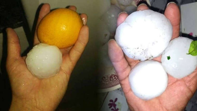 Temporal en San Luis. Heridos y graves daños materiales por granizo